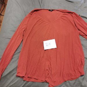 plus size long sleeve shirt